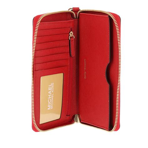 red ostrich michael kors wallet|Michael Kors Womens Red Wallet Wristlet Ostrich Pattern Leather.